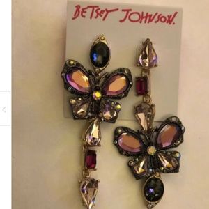 New Betsey Johnson BUTTERFLY BLITZEarrings